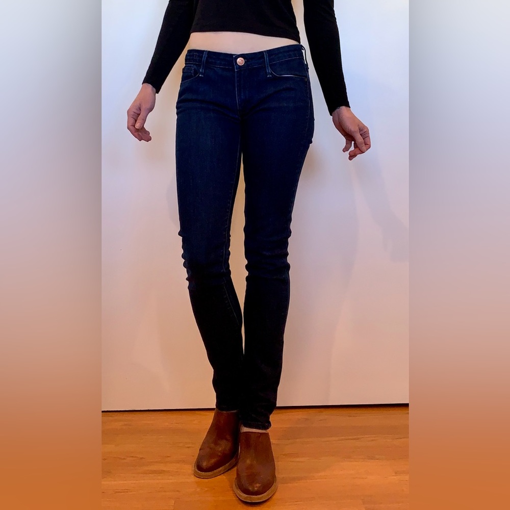 Earnest Sewn Low Rise Skinny Jeans